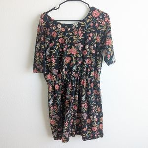 Asos Floral Forest Mini Dress